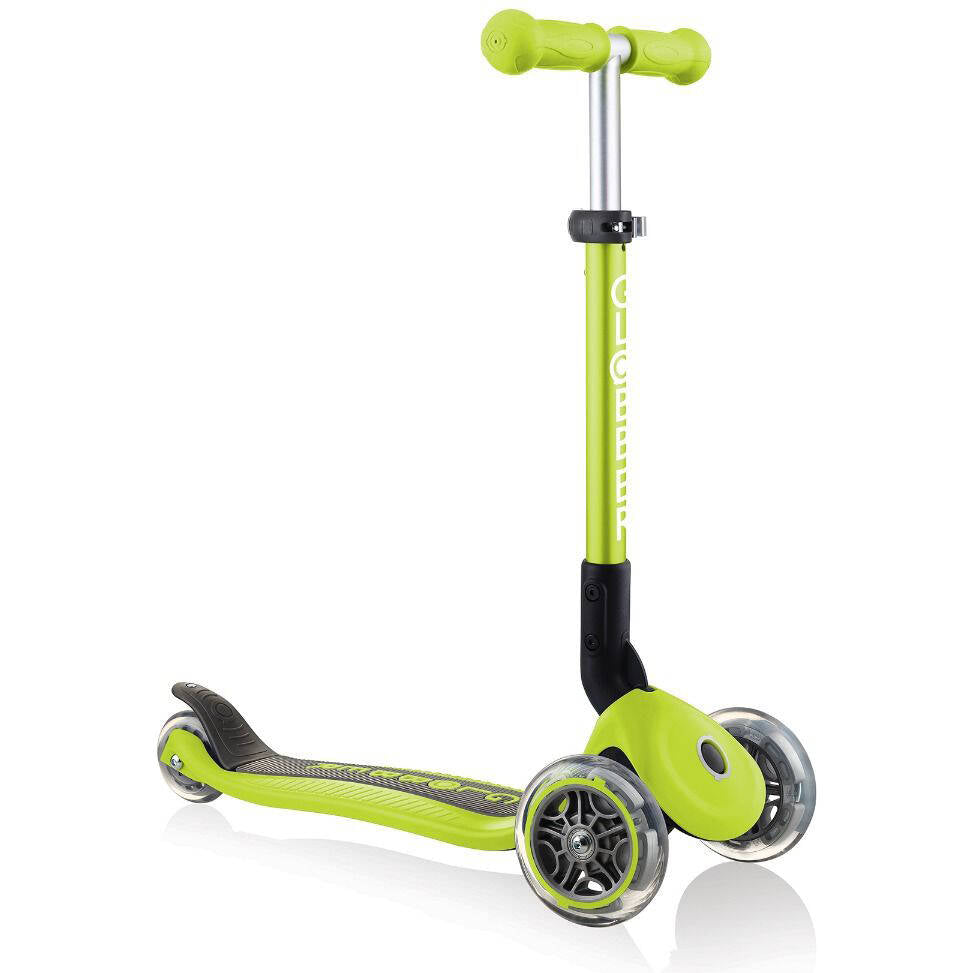 Globber Junior Foldable Scooter - Lime Green