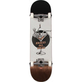 Globe Excess Complete Skateboard - White/Brown 8"