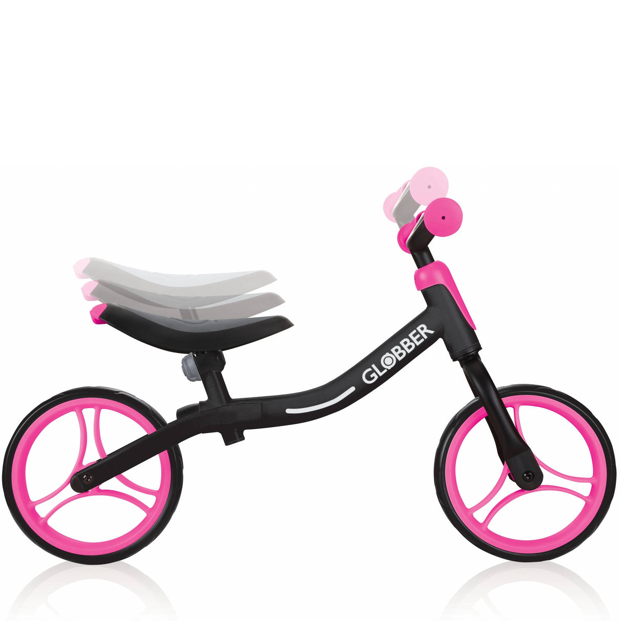 Globber Balance Bike - Black/Neon Pink
