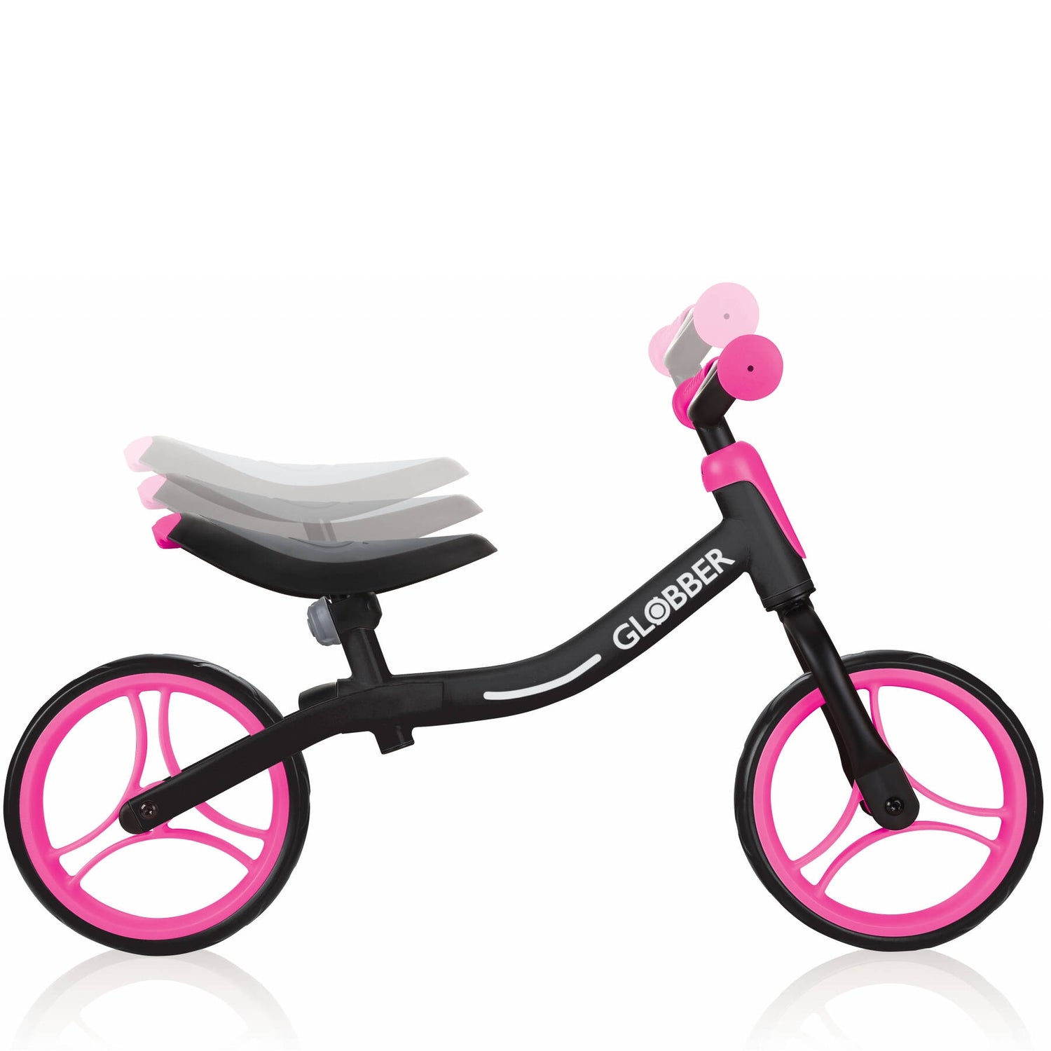 Globber Balance Bike - Black/Neon Pink