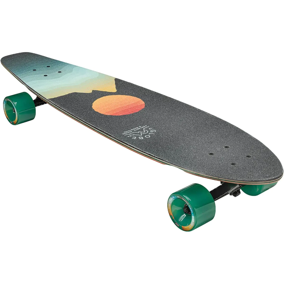 Globe Arcadia Complete Cruiser Longboard - Black Maple/Chromeset 35.875''
