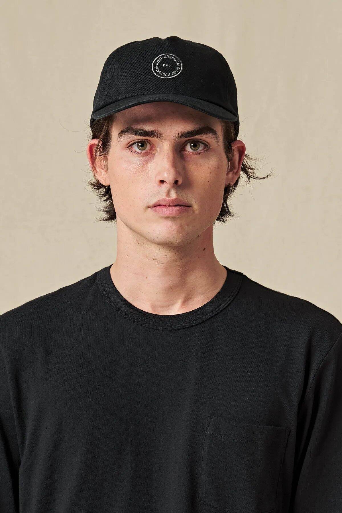 Globe Full Circle Cap - Washed Black