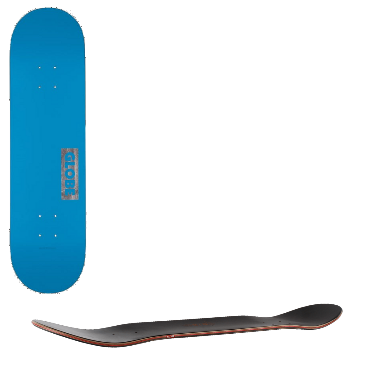 Globe Goodstock Skateboard Deck - Neon Blue 8.375''