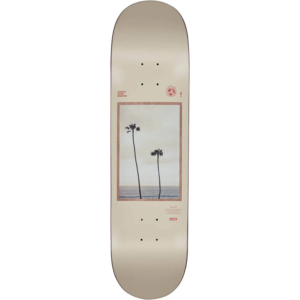 Globe G1 Inside Out Skateboard Deck - Alone Together 8.375"
