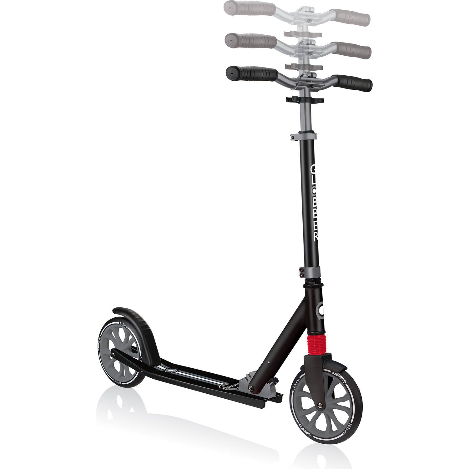 Globber NL 205 Commuter Scooter - Black/Grey