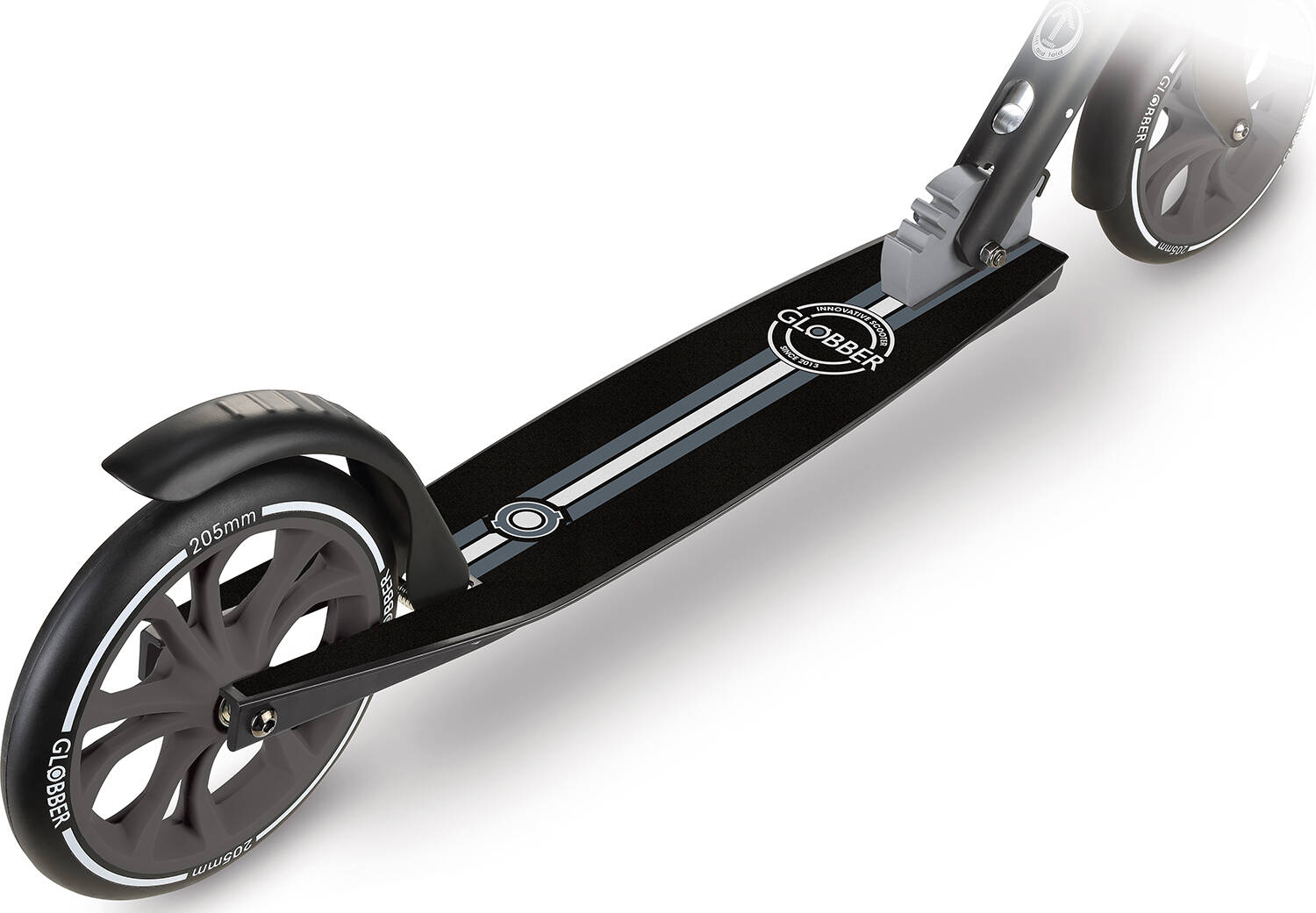 Globber NL 205 Commuter Scooter - Black/Grey