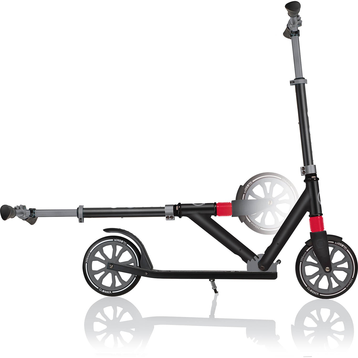 Globber NL 205 Commuter Scooter - Black/Grey
