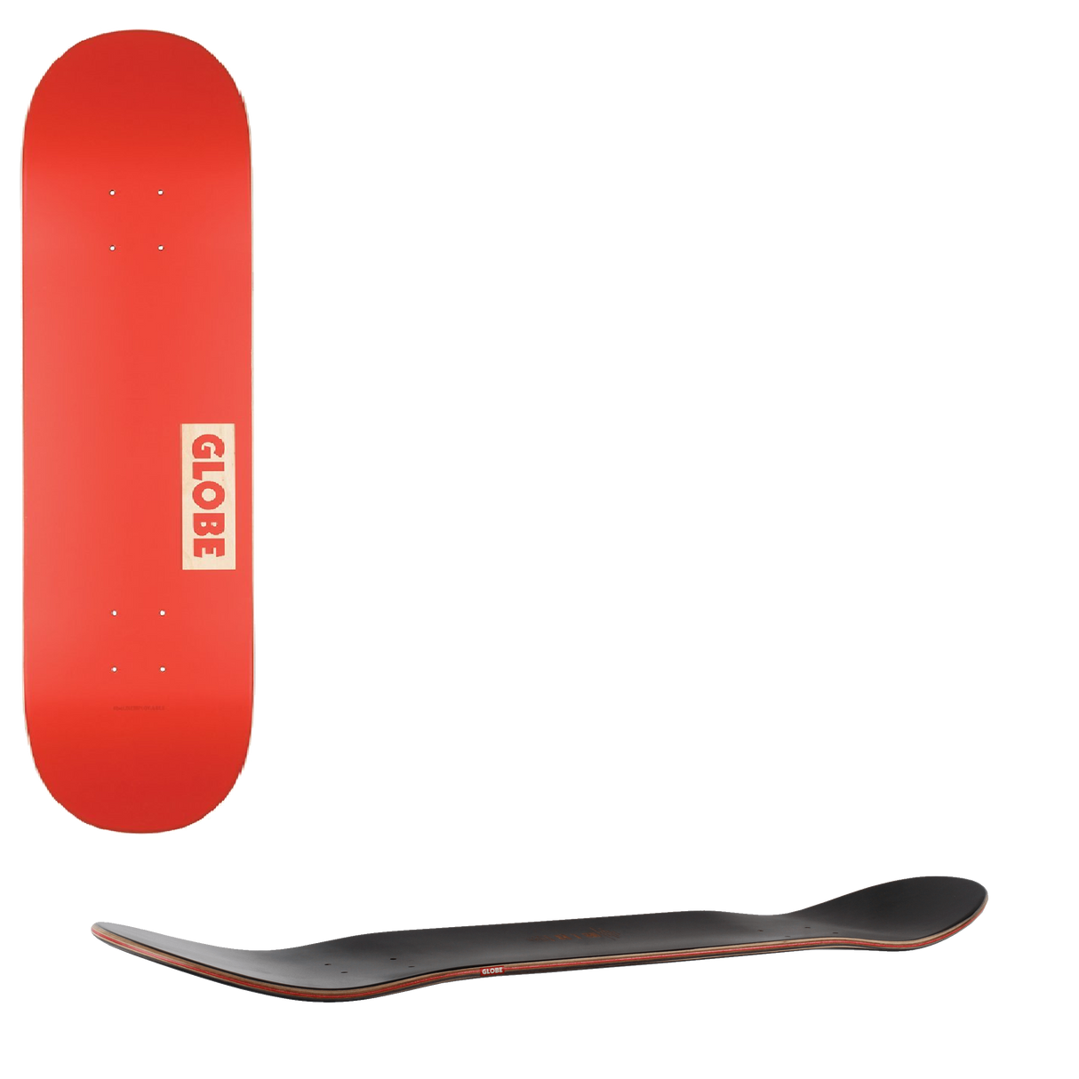 Globe Goodstock Skateboard Deck Red - 7.75''