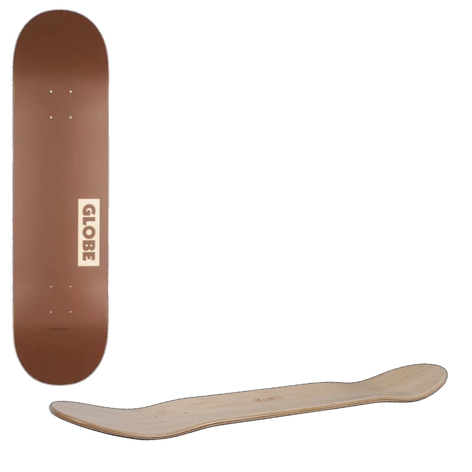 Globe Goodstock Skateboard Deck Clay - 8.5''