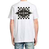 Globe Check Out T Shirt - White LRG