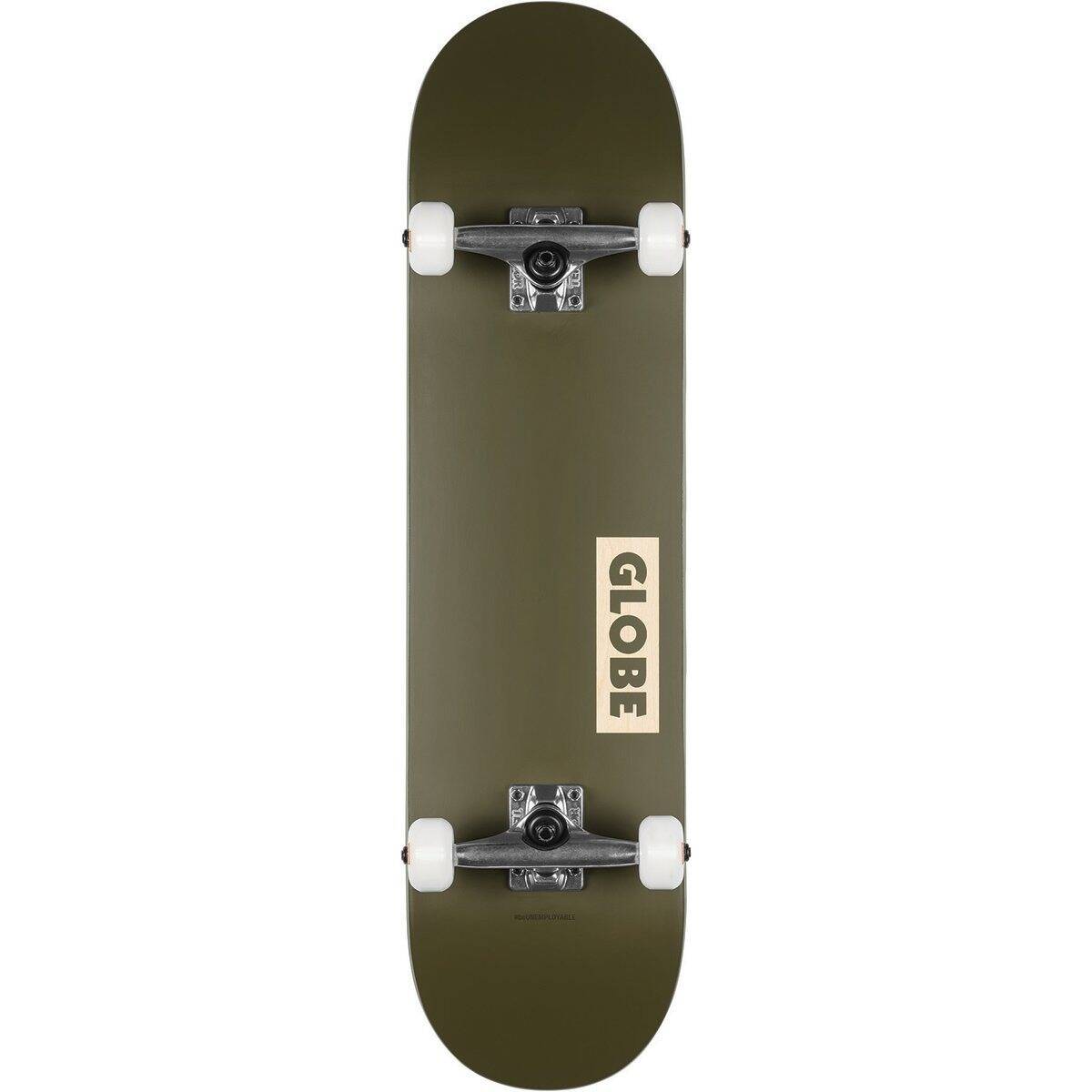 Globe Goodstock Complete Skateboard - Fatigue Green 8.25''