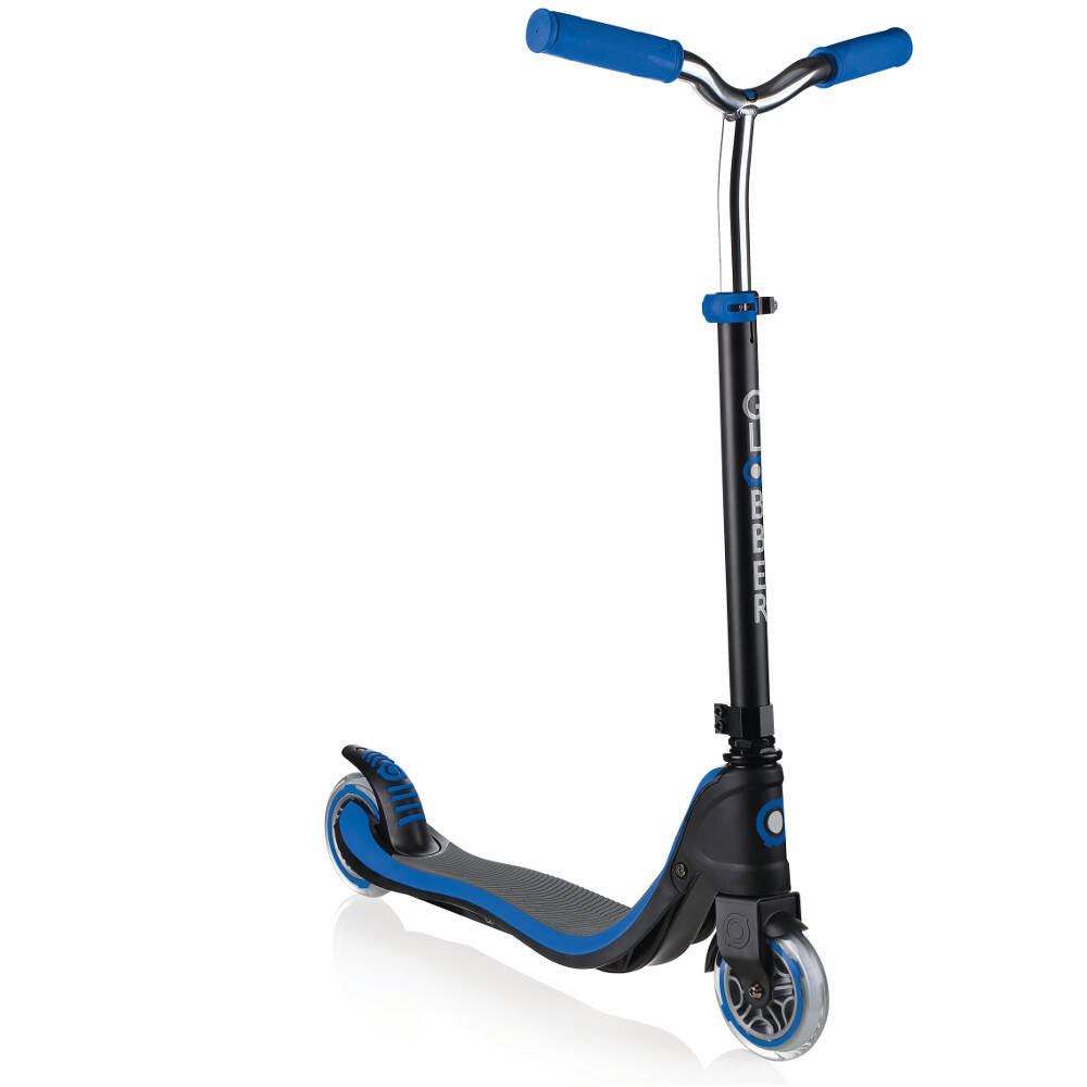 Globber Flow 125 Complete Scooter - Black/Navy Blue
