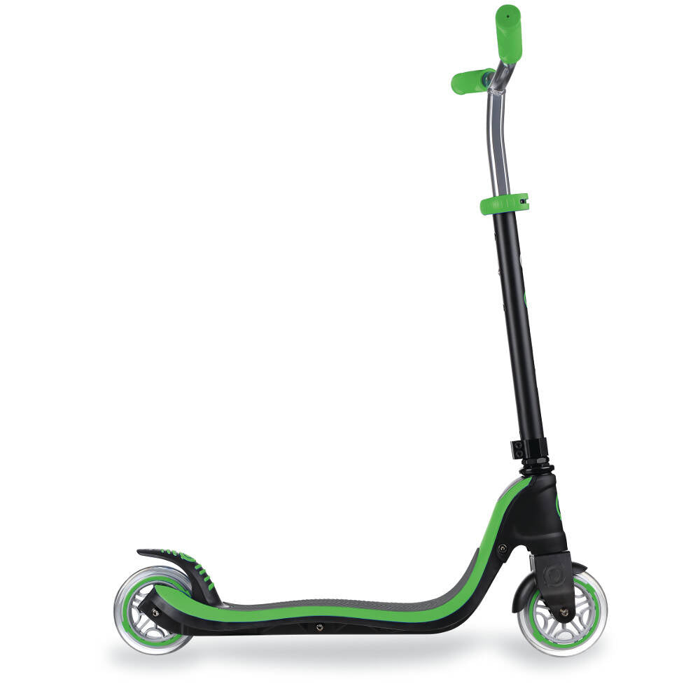 Globber Flow 125 Complete Scooter - Black/Neon Green
