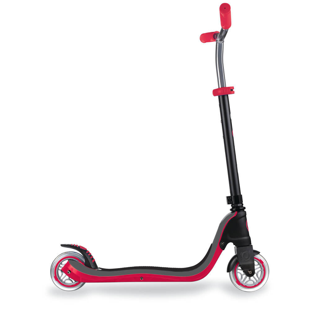 Globber Flow 125 Complete Scooter - Black/New Red