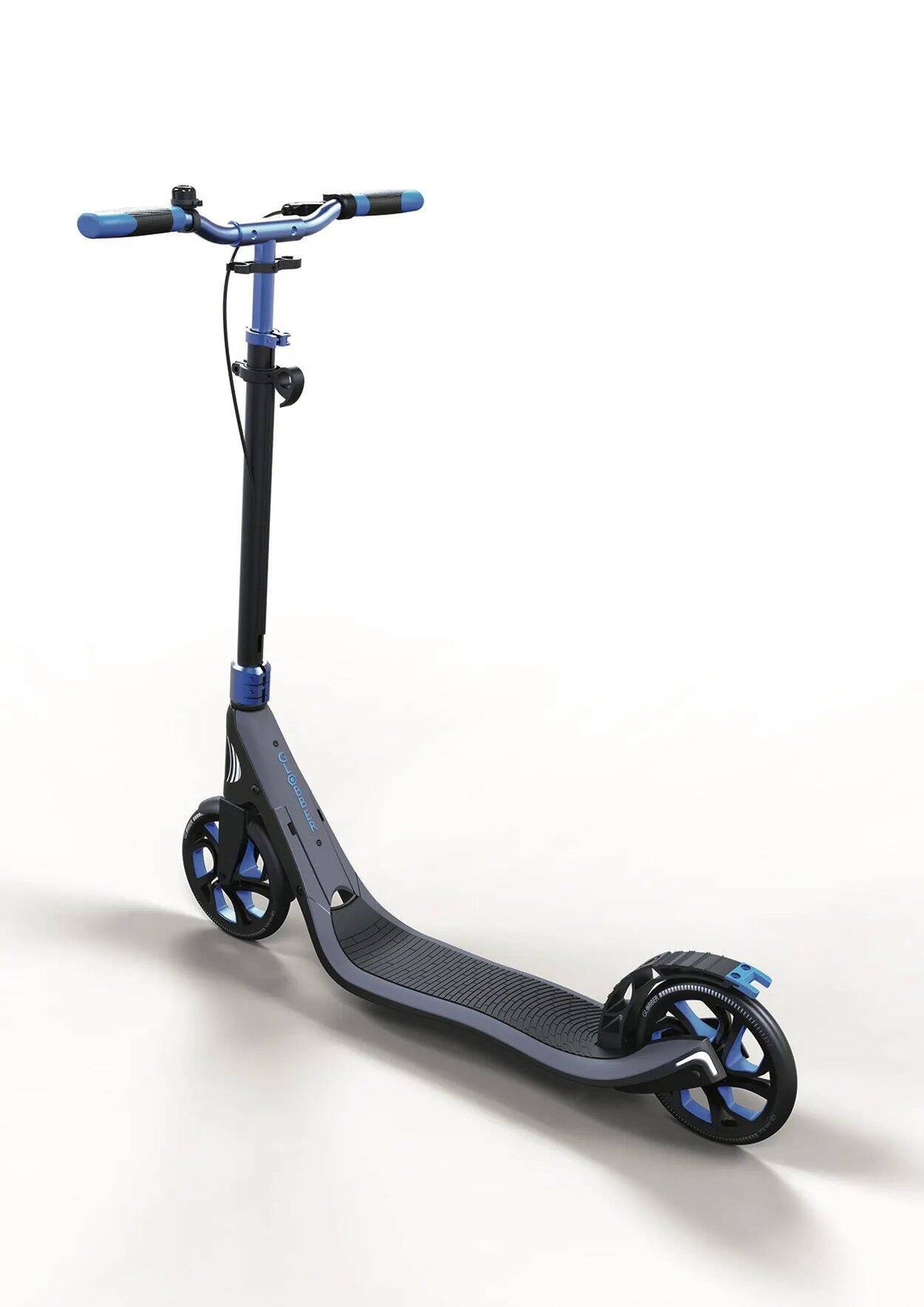 Globber One NL 205 Deluxe Complete Scooter - Titanium/Cobalt Blue