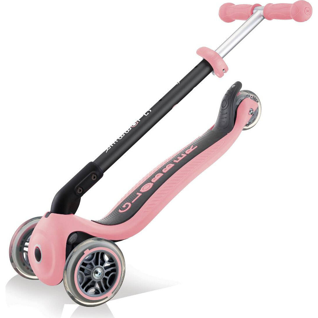 Globber Go Up Foldable Scooter - Pastel Pink
