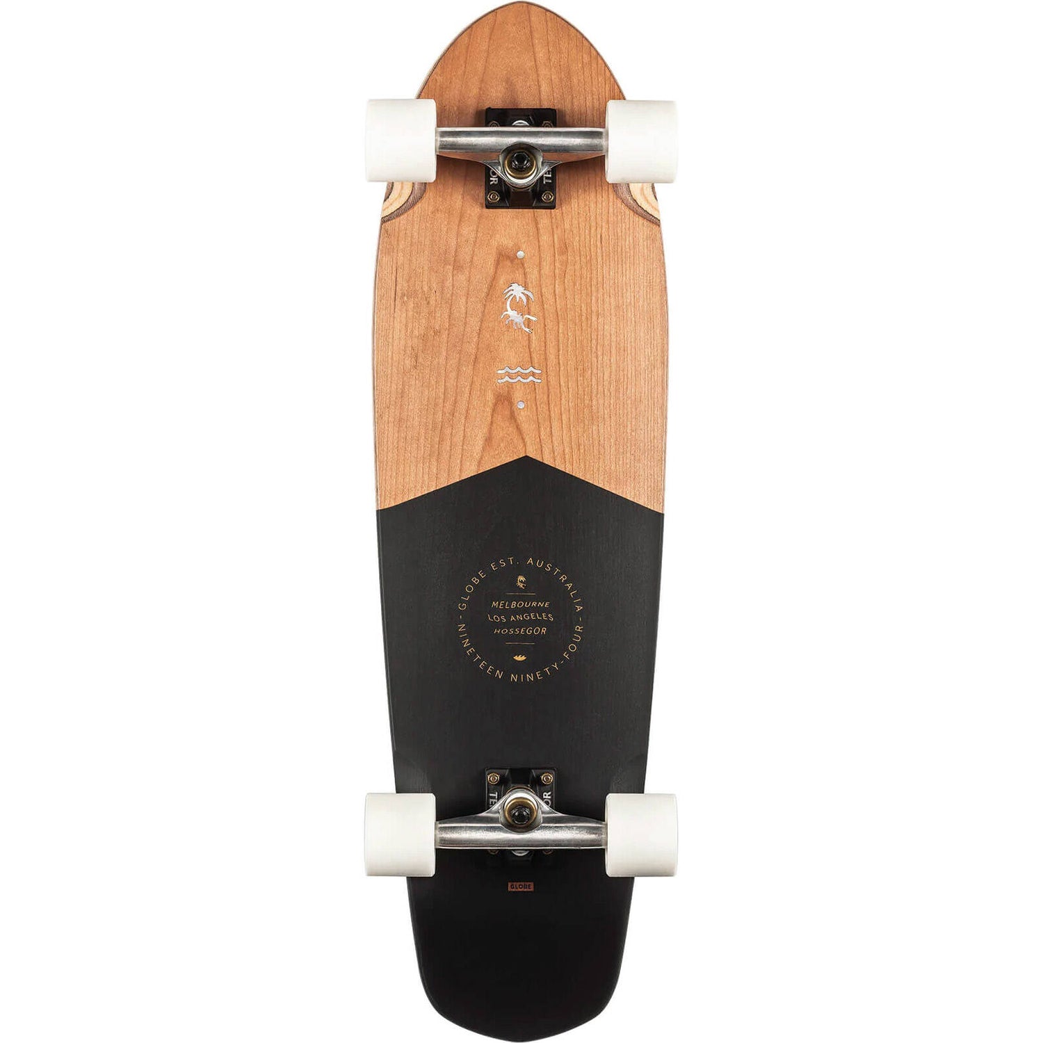 Globe Big Blazer Complete Cruiser Skateboard - Black Cherry 32"