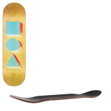 Globe G1 D Stack Skateboard Deck - Blue/Orange 7.75"