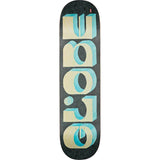 Globe G1 D Blocks Skateboard Deck - Black/Yellow 8"
