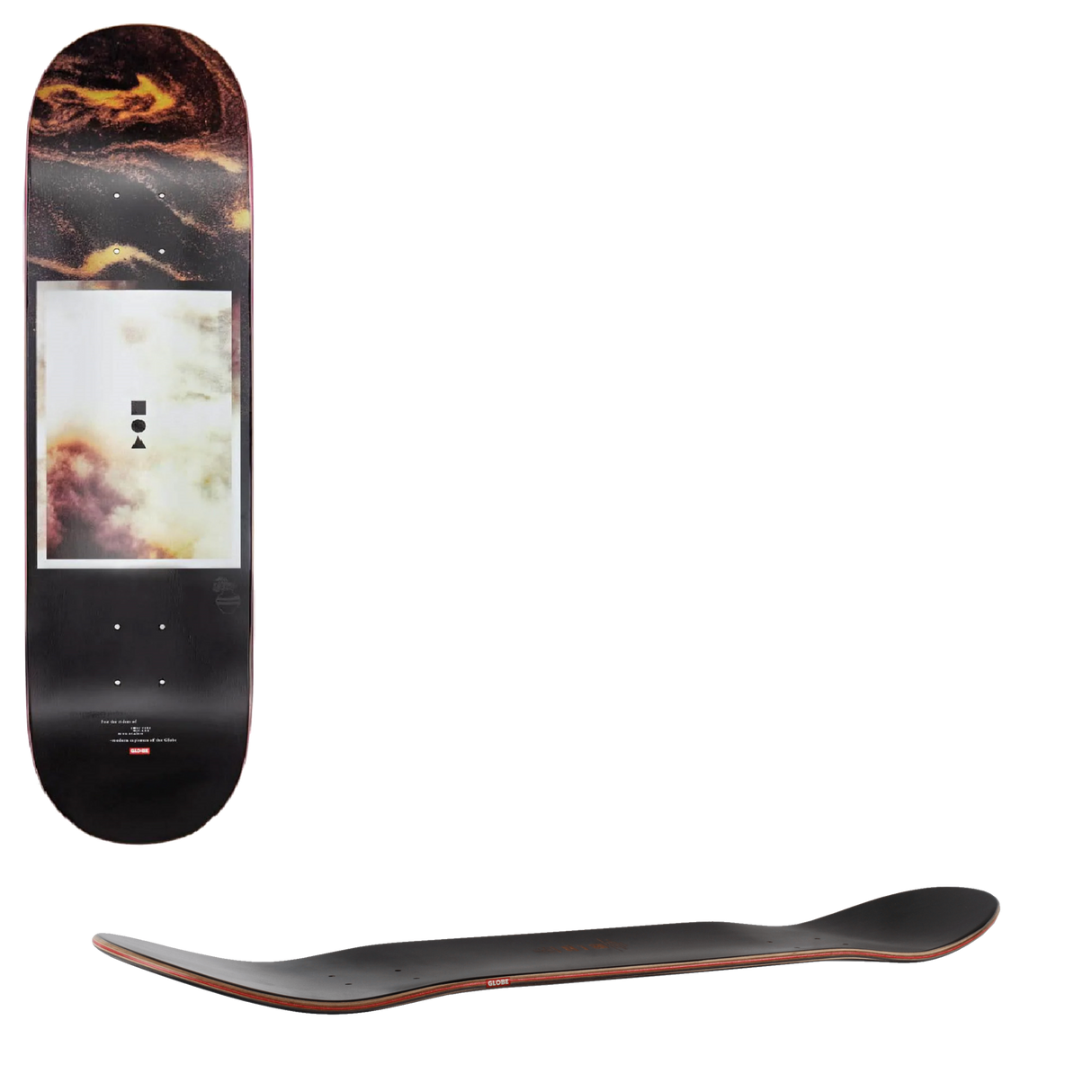 Globe Slide Stack Skateboard Deck - Dust 8.125"