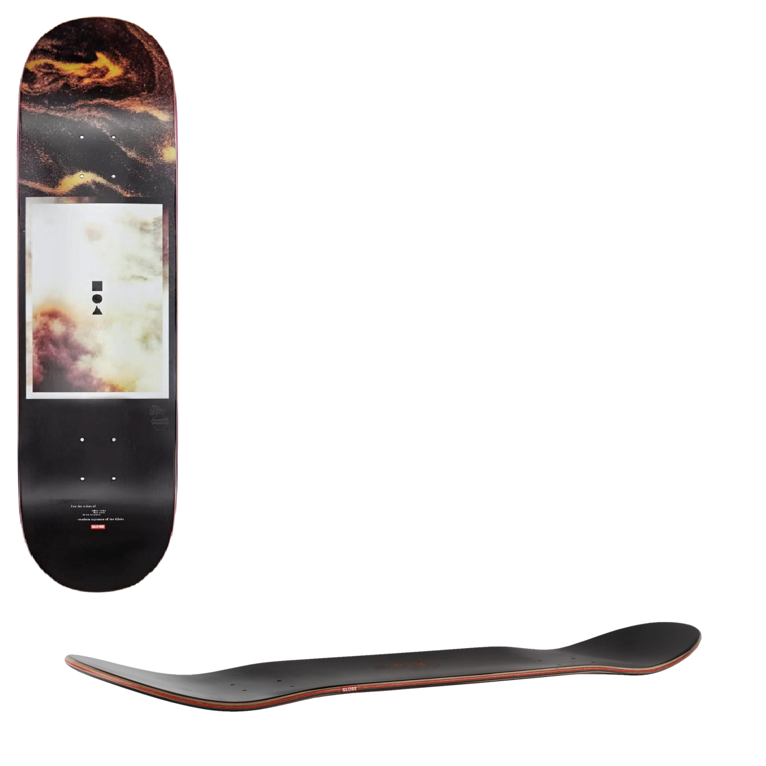 Globe Slide Stack Skateboard Deck - Dust 8.125"