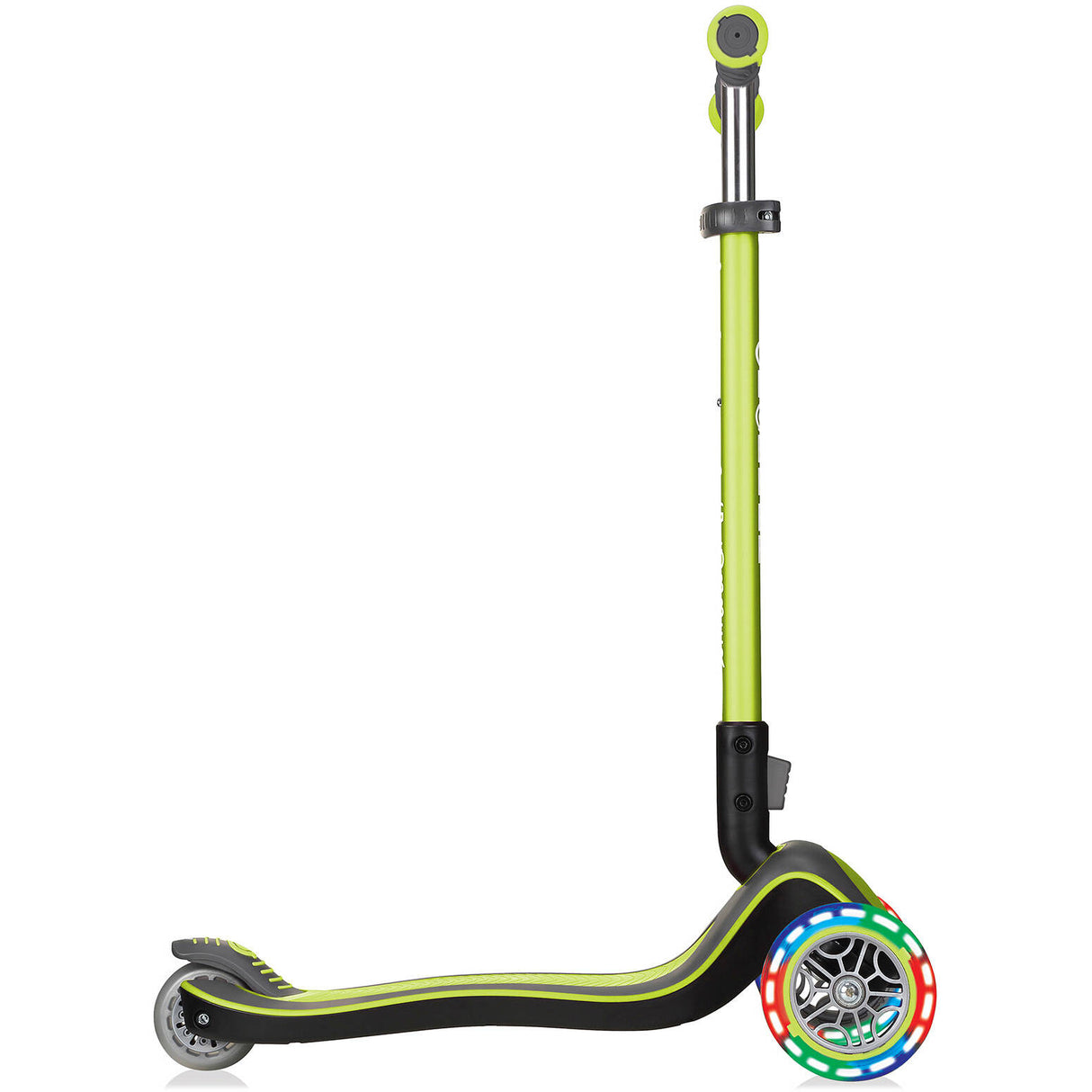 Globber Elite Deluxe Lights Light-Up Complete Scooter - Lime