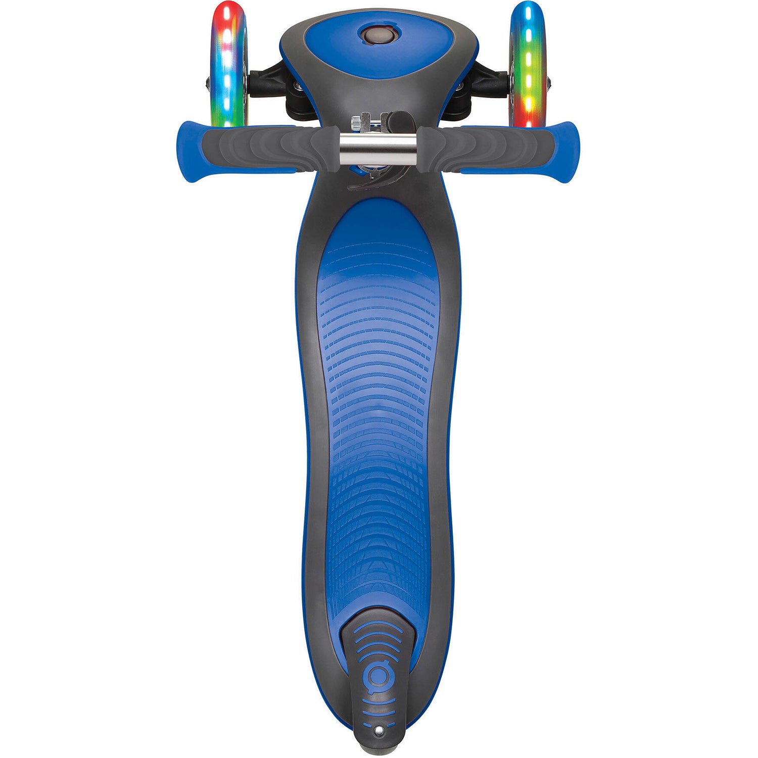 Globber Elite Deluxe Lights Light-Up Complete Scooter - Navy