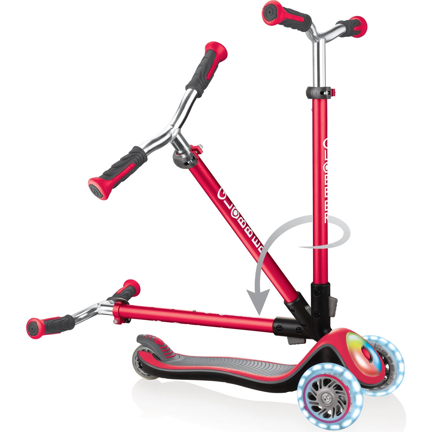 Globber Elite Deluxe Prime Complete Scooter - Red