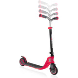 Globber Flow 125 Foldable Scooter - Black/Red