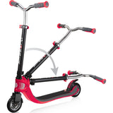 Globber Flow 125 Foldable Scooter - Black/Red