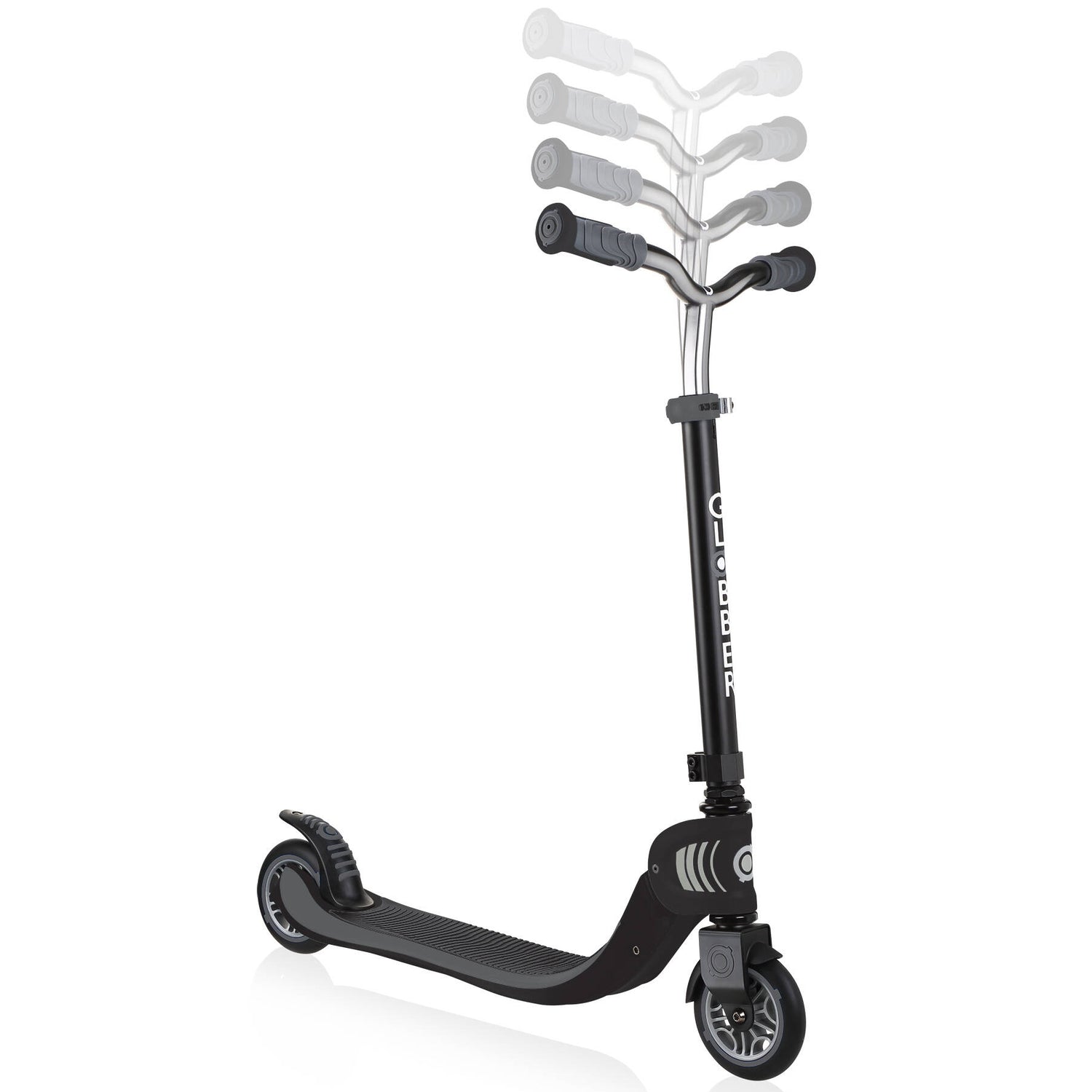Globber Flow 125 Foldable Scooter - Black/Grey