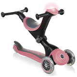 Globber GO UP Deluxe Play Lights Scooter - Pastel Deep Pink