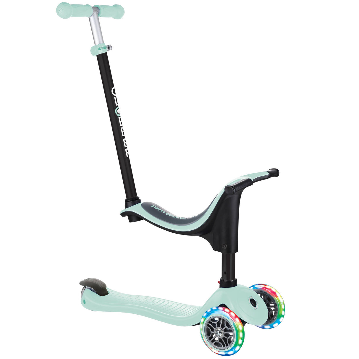 Globber GO UP Sporty Lights Scooter - Mint