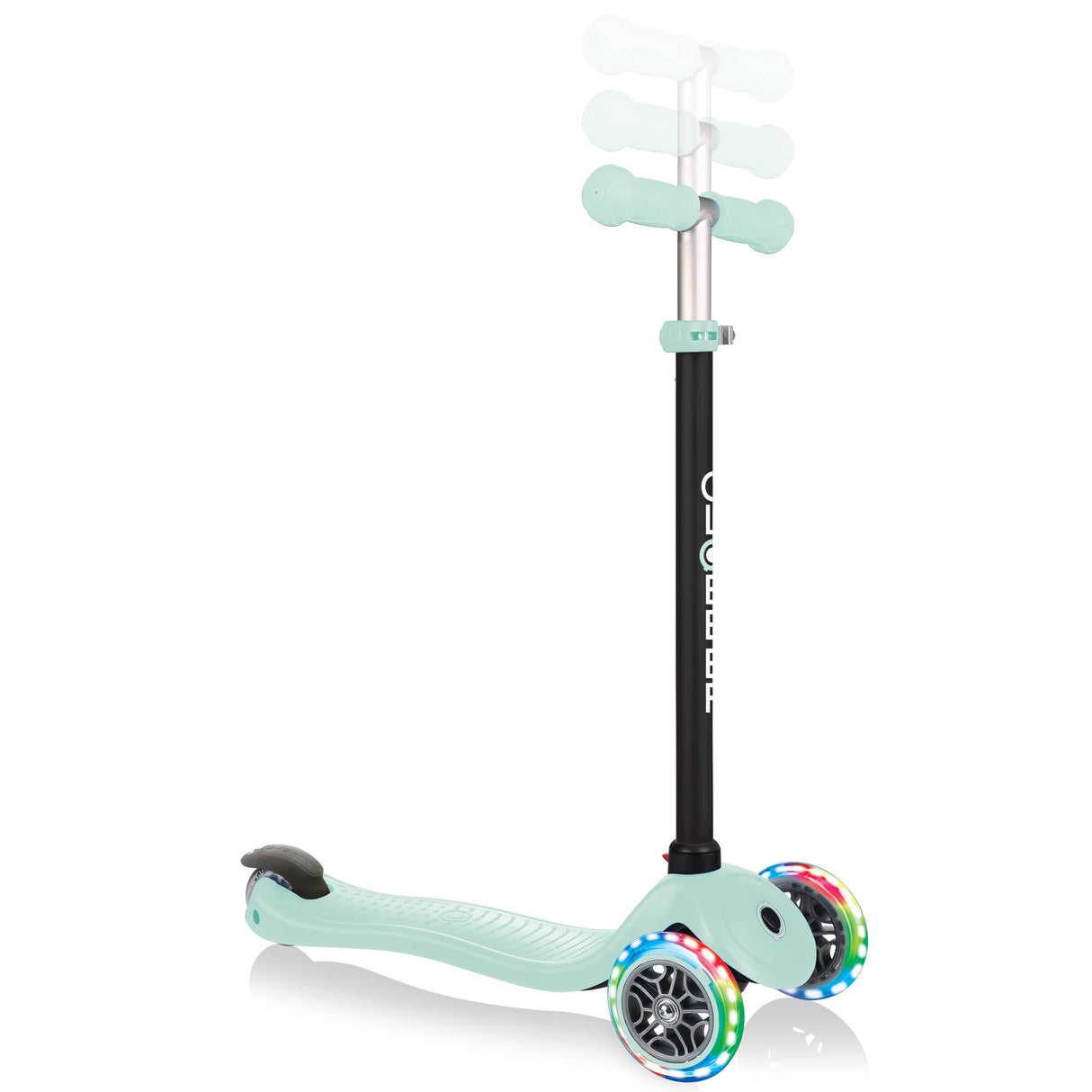 Globber GO UP Sporty Lights Scooter - Mint