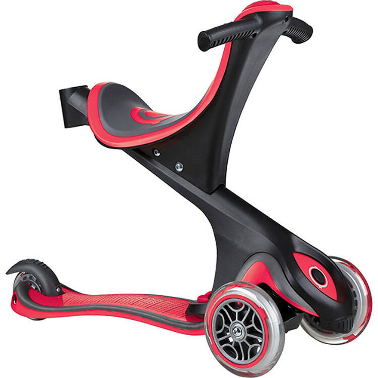 Globber Go Up Comfort Complete Scooter - New Red