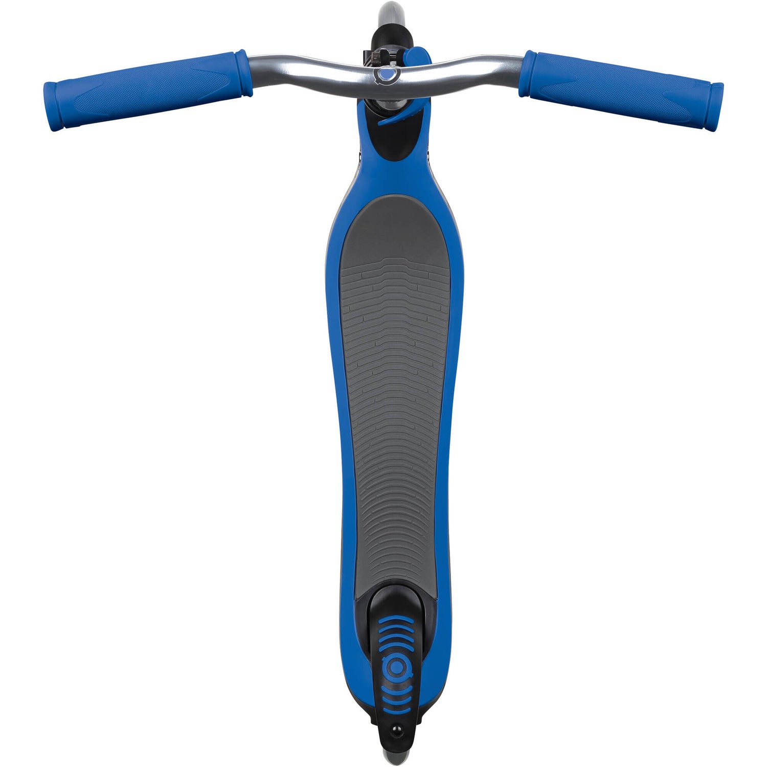 Globber Flow 125 Lights Complete Scooter - Black/Navy Blue