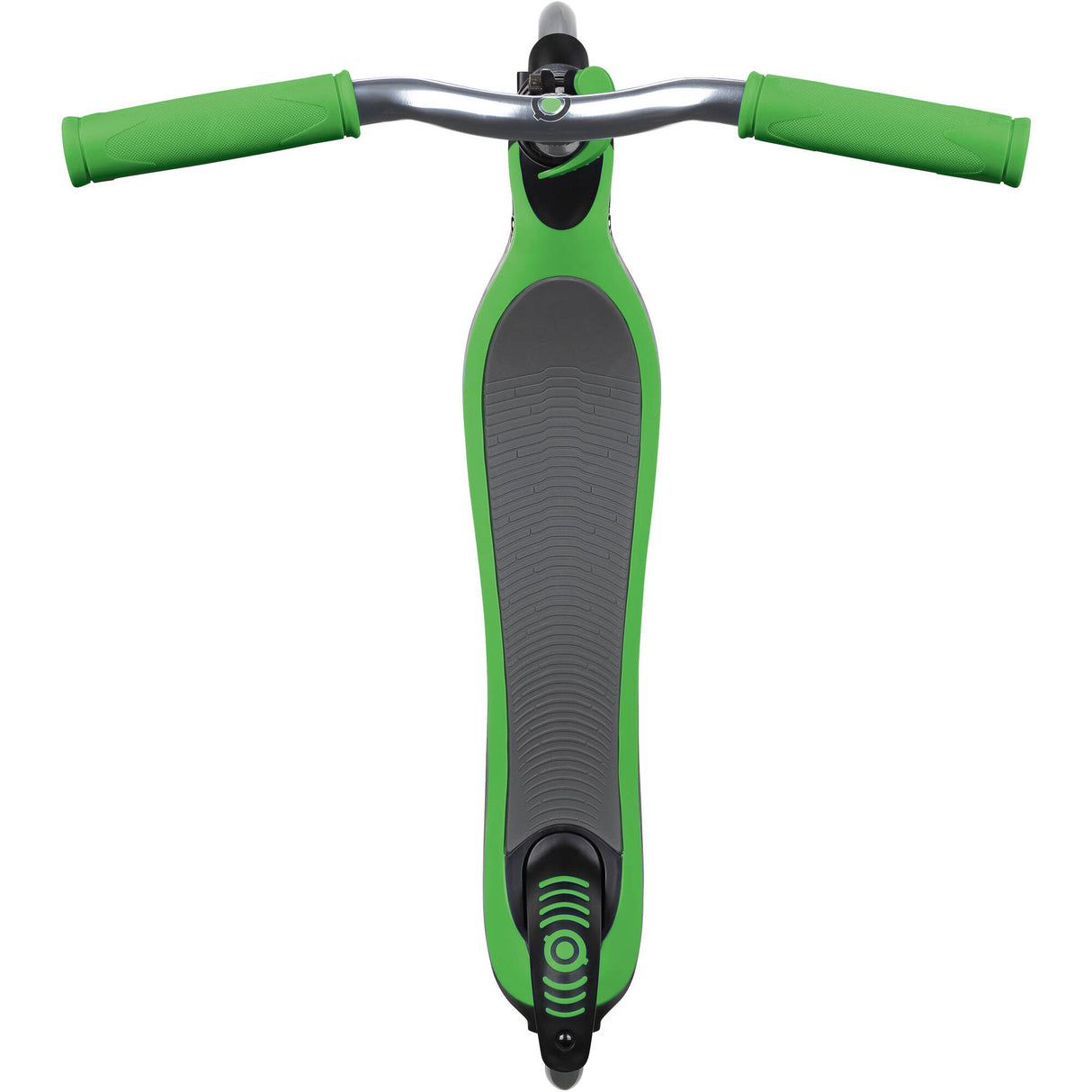 Globber Flow 125 Lights Complete Scooter - Black/Neon Green