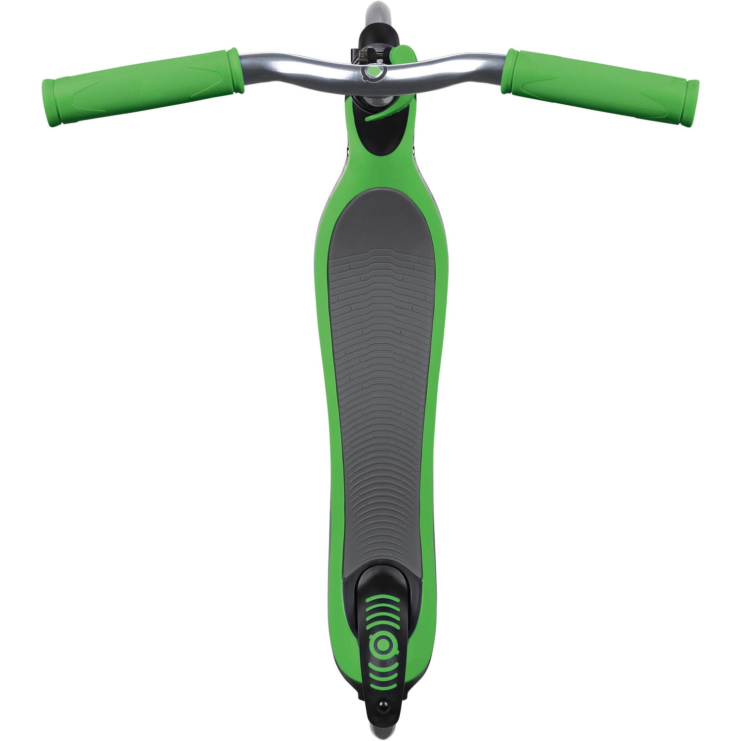 Globber Flow 125 Lights Complete Scooter - Black/Neon Green
