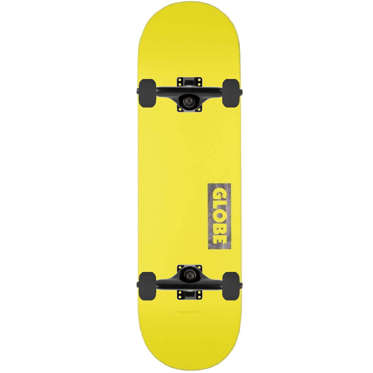 Globe Goodstock Custom Skateboard - Yellow 7.75"