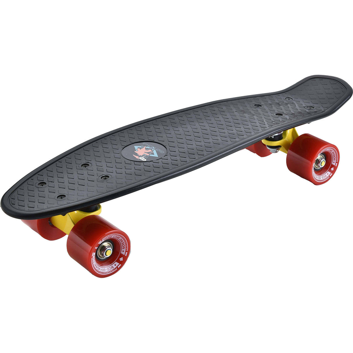Gotcha Icon Complete Cruiser Skateboard - Black/Multi 22"