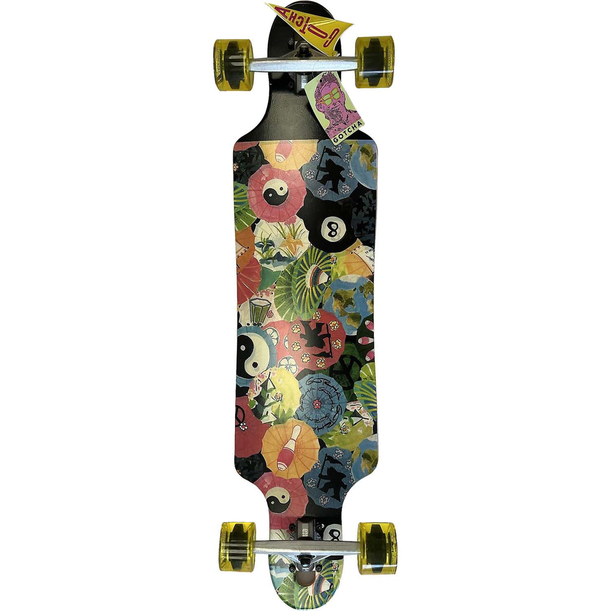 Gotcha Drop-Through Complete Longboard 36" - Zombie