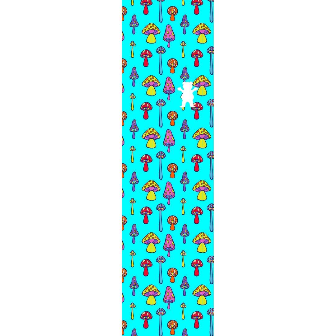 Grizzly Have a Nice Trip Skateboard Grip Tape - Blue/Multi