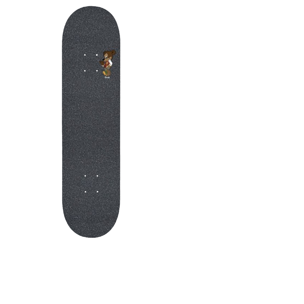 Grizzly Head Of The Class Skateboard Grip Tape - Black
