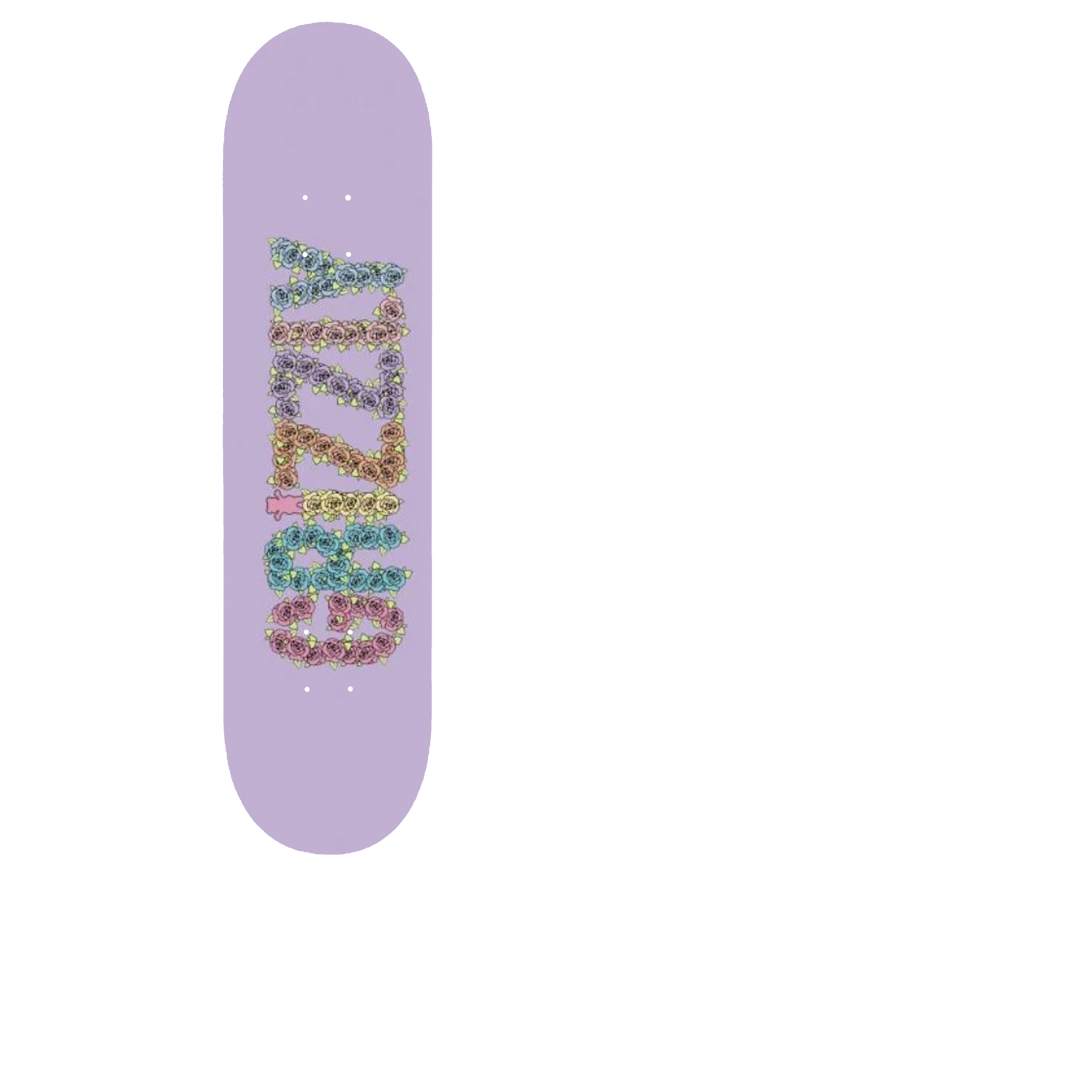 Grizzly Mini Roses Skateboard Grip Tape - Purple