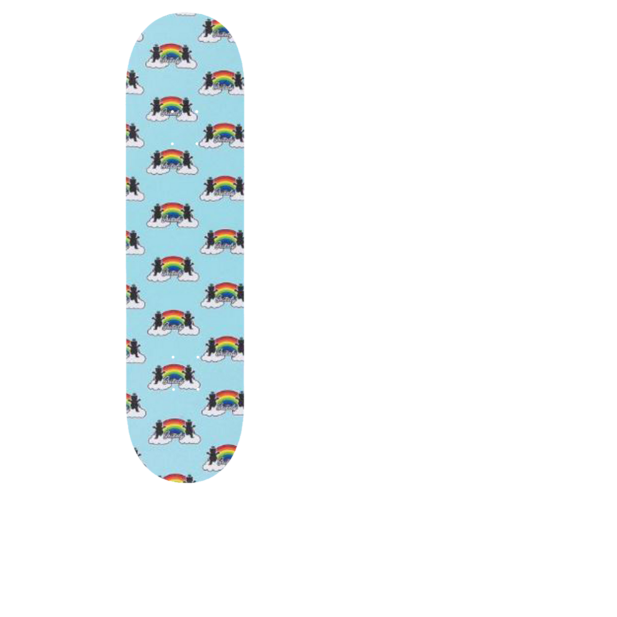 Grizzly Over The Rainbow Skateboard Grip Tape - Blue