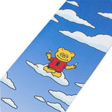 Grizzly Peace Bear Skateboard Grip Tape - Blue