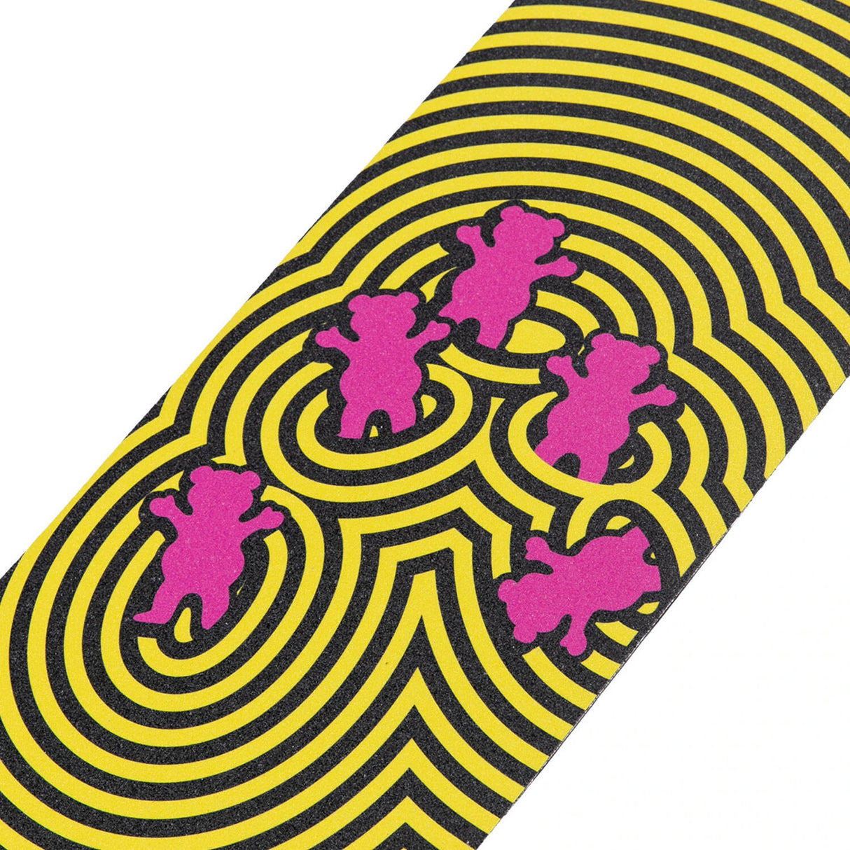Grizzly Vortex Skateboard Grip Tape - Yellow