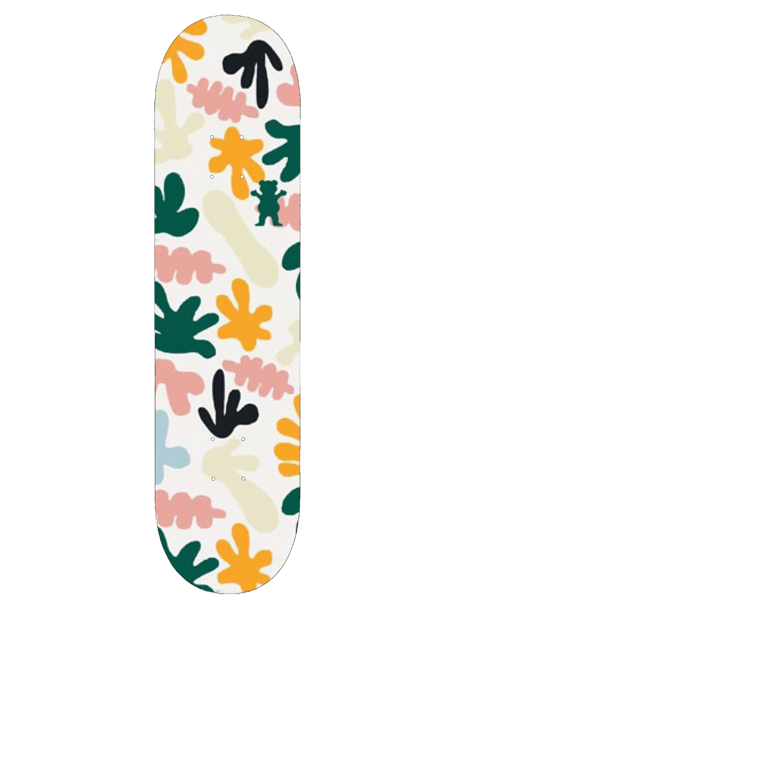 Grizzly Amoeba OG Bear Skateboard Grip Tape