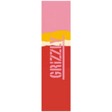 Grizzly Range Stamp Skateboard Grip Tape - Orange/Pink