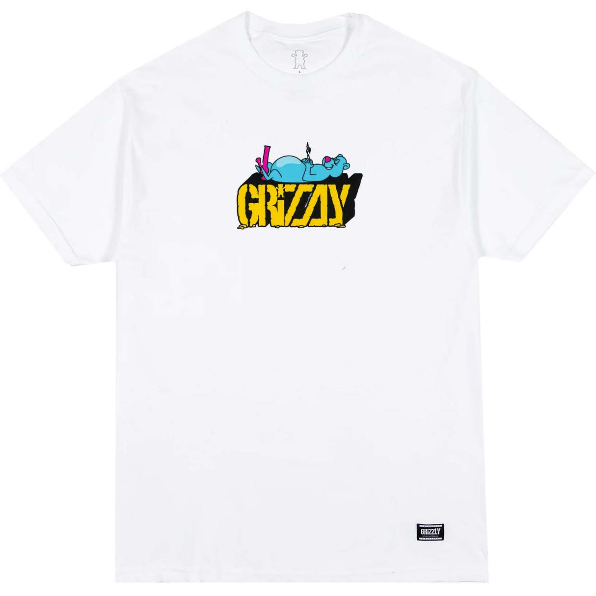 Grizzly Couch Potato T Shirt - White